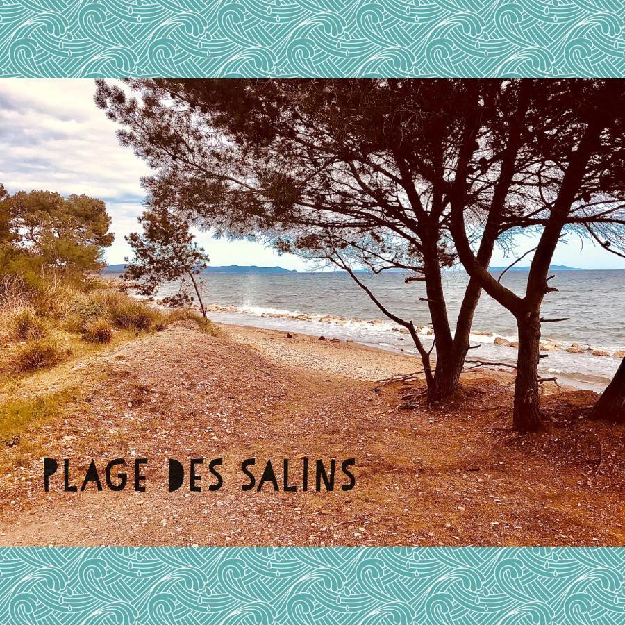Studio Port D'Hyeres Vue Mer Et Iles De Porquerolles Et Port-Cros Exteriör bild