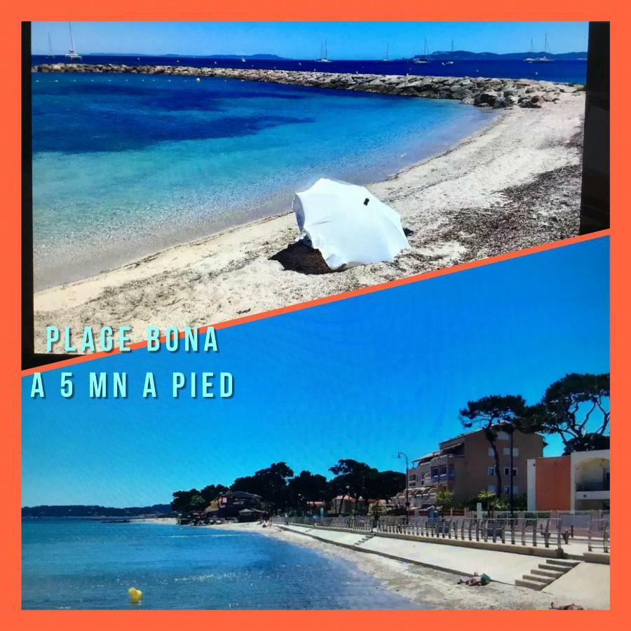 Studio Port D'Hyeres Vue Mer Et Iles De Porquerolles Et Port-Cros Exteriör bild